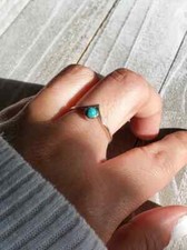 Turquoise Ring 925 Sterling Silver Band Statement Ring Handmade Ring All size
