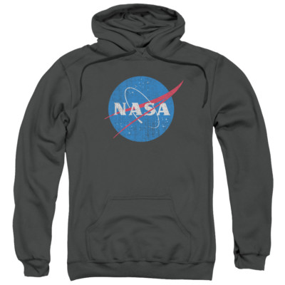 NASA MEATBALL LOGO DISTRESSED Licensed Hooded and Crewneck Sweatshirt SM-3XL