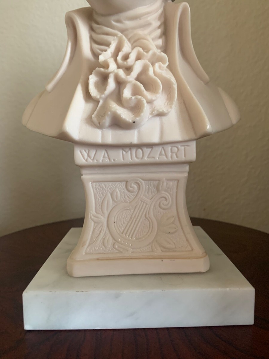 1152❣️ アンティーク モーツァルト オブジェ 胸像 彫刻 素晴らしい
