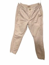 AMO Army Twist Pants 100% Cotton Ankle Pants Military Inspired Size 25