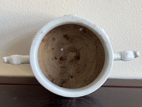 Chinesische Ming Dynastie De Hua Ofen Räuchergefäß Zensor / B 19,4 [cm] / Topf Vase - Bild 13 von 22