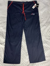 NFL New England Patriots Unisex NFL Solid Scrub Pant Navy Size XL NEW NWT