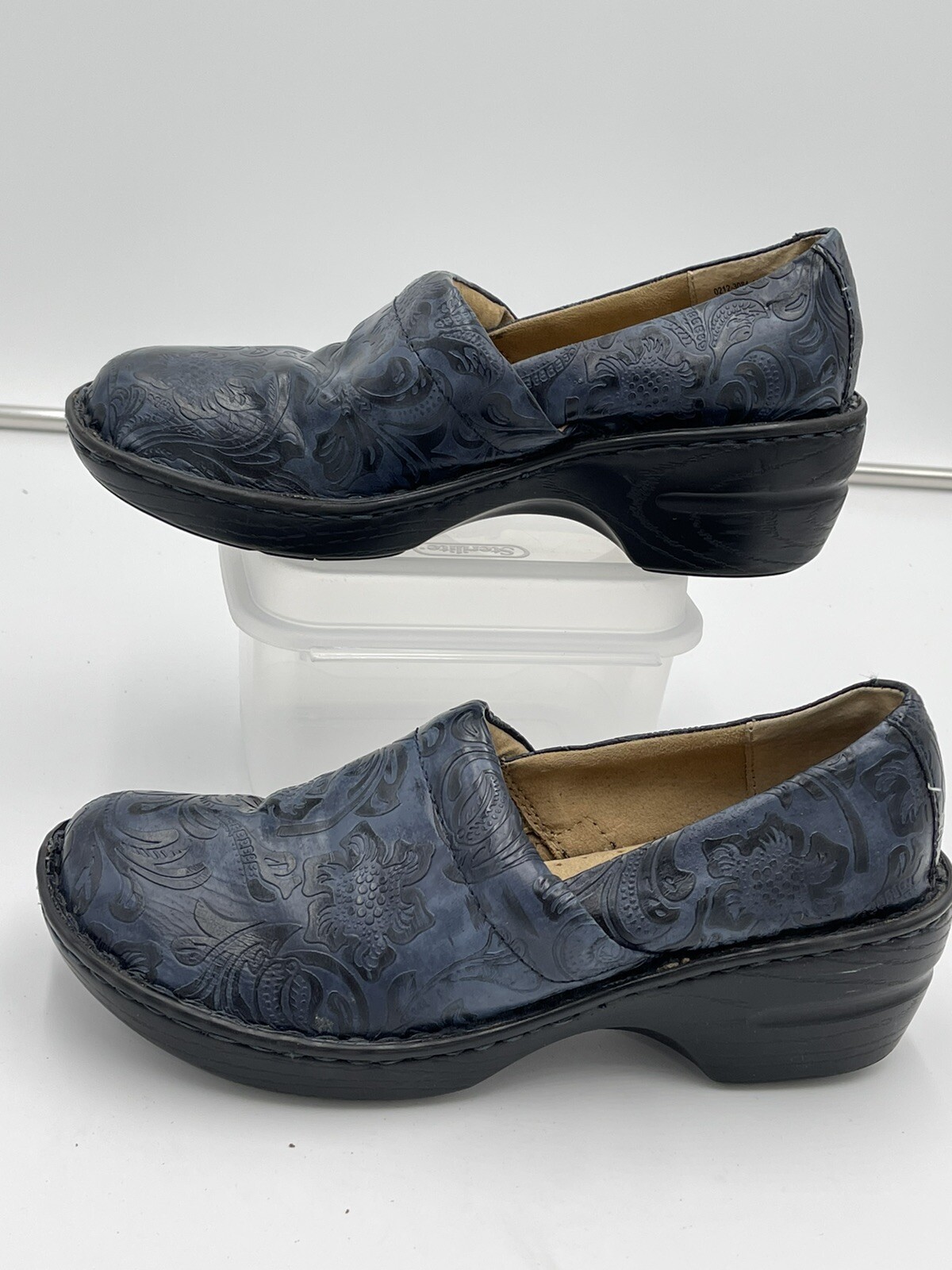 Bass Clogs Shoes Sheena Floral Design, Nurse Clogs, 8… Gem