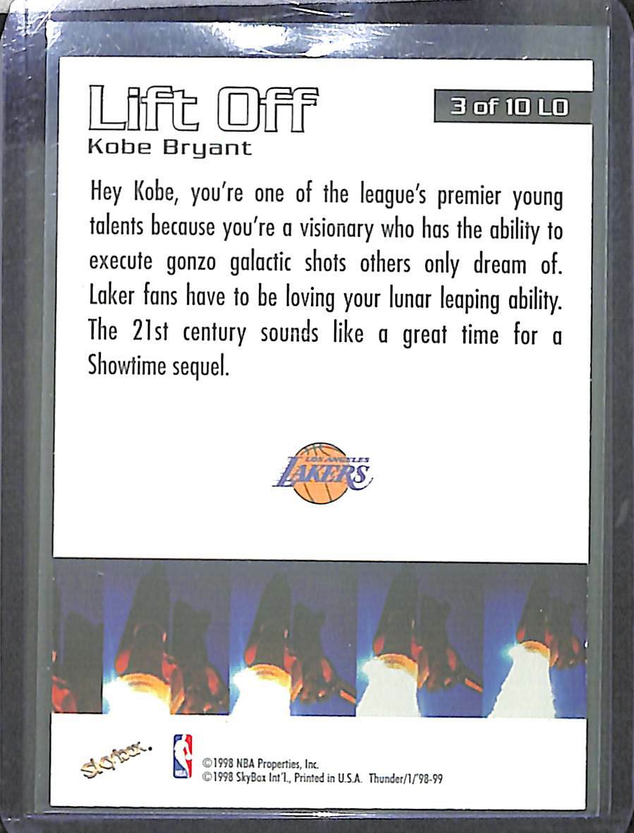 1998-99 Skybox Thunder Liftoff #3 Kobe Bryant | eBay