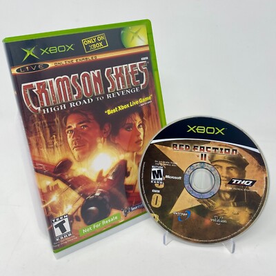 Xbox Red Bundle - Crimson Skies: Road to Revenge & Red Faction II RATED M