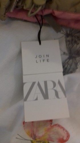 ZARA GORGEOUS ZIP FRONT REVERSIBLE PINK/PUTTY PUFFER GILET VEST SIZE L/XL BNWT - Picture 5 of 9