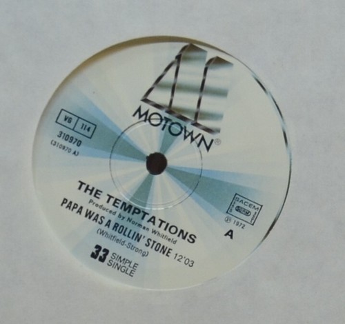 LP : THE TEMPTATIONS - PAPA WAS A ROLLIN' STONE / MASTERPIECE (SAMPLE SINGLE 33) - Foto 3 di 3
