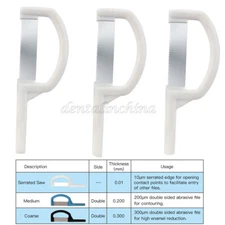 AZDENT Dental Serrated Saw Interproximal Enamel Reduction IPR Automatic Strip