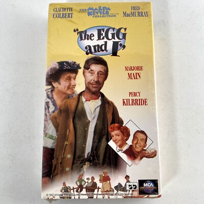 The Egg and I VHS Tape Vintage 1994 Release 1947 Movie Brand New Factory Sealed