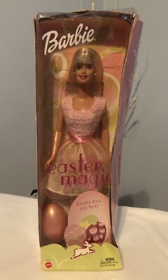 Vintage 2002 Barbie Special Edition Easter Magic Doll #55519 Box Damage