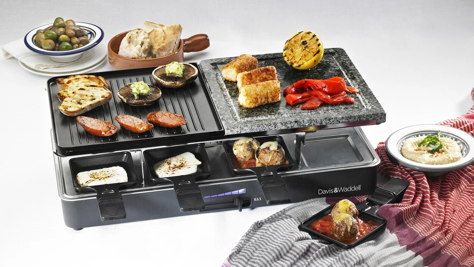 Davis & Waddell Electric BBQ Grill Indoor Outdoor Barbecue Raclette Grill - image 4 of 4