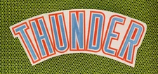 Oklahoma City Thunder Huge High Quality Embroidered Patch 12.5"x4.9"