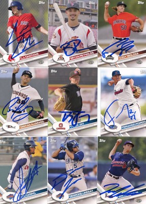 LUIS CARPIO SIGNED 2017 TOPPS PRO DEBUT ROOKIE CARD AUTO 