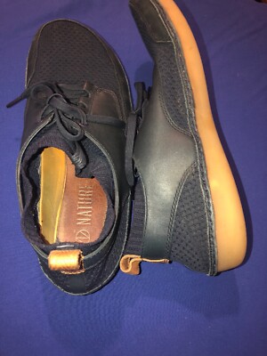 navy blue clark shoes