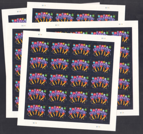 US Stamp Scott #5019 Celebrate Forever 5 Sheets of 20 (100pc)