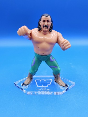 WWF Hasbro 1990 Jake The Snake Roberts  Acrylic Ba...