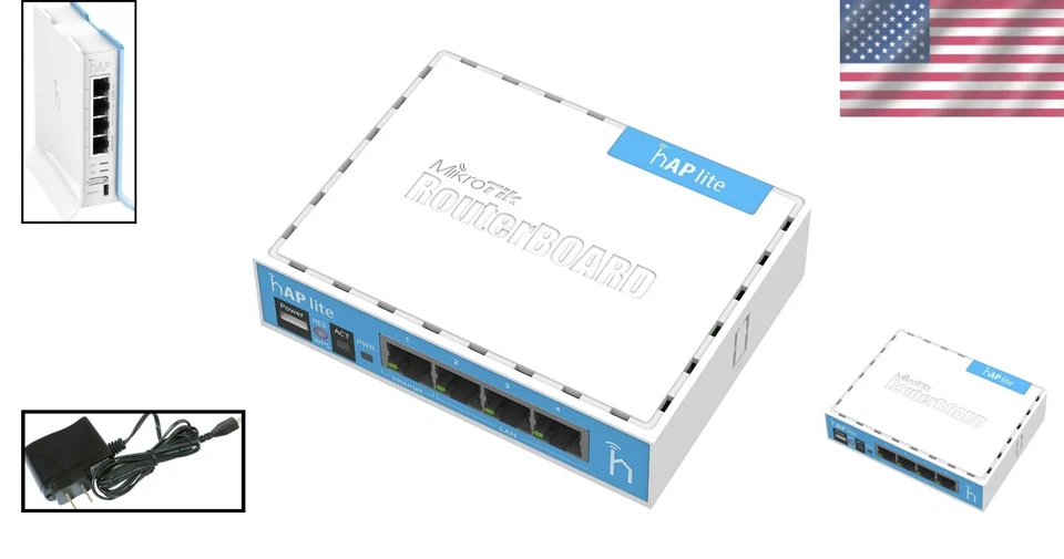 Mikrotik hAP Lite - Reliable 2.4GHz Access Point with USB Adapter Included - Image 2 of 4