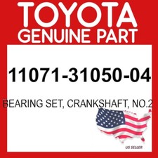 Toyota Genuine 11071-31050-04 Bearing Set Crankshaft No.2 OEM