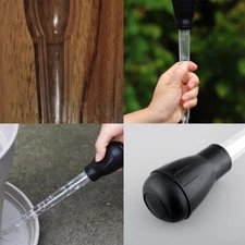 US 1 Pcs Turkey Baster Cleaning Brush Syringe Home Baking Detachable Food Bulb