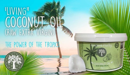 COCONUT OIL Extra Virgin 1kg | Raw Living | Hair Skin Heart Brain | Healthy Fat - Picture 2 of 9