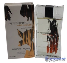APPARITION WILD ORANGE BY EMANUEL UNGARO 3.0 OZ EDT SPRAY FOR MEN NEW IN BOX