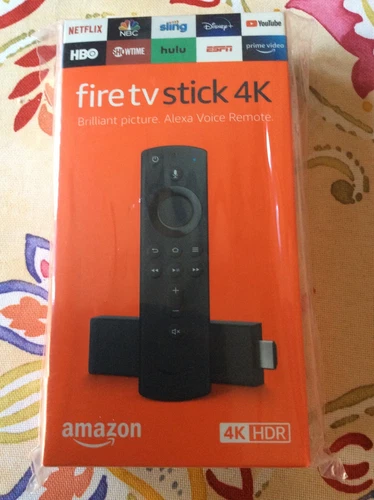 Amazon Fire TV Stick 4K Streaming Device with Alexa Voice Remote - Black