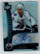 2009-10 Upper Deck Trilogy Ice Scripts #ISAC Andrew Cogliano (ref 146044)