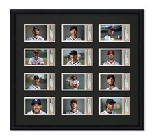 PSA Graded Card Frame Display Holds (12) Slabs Baseball, UV Protection (optional