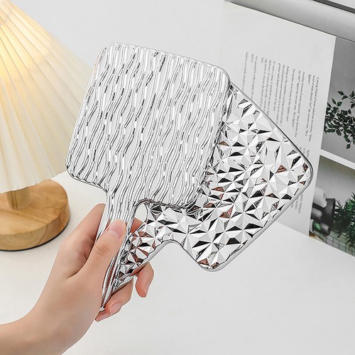 Square Hand Held Mirror Lady Women Makeup Beauty Cosmetic Portable Mirror - Picture 2 of 18