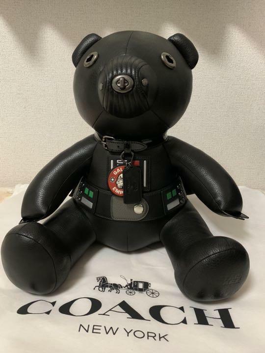 COACH ベア 【スターウォーズ】ダース・ベイダー Star Wars and Coach collaboration Darth Vader bear doll