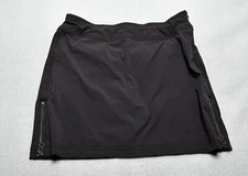 Athleta Gray Jenner Skirt Skort Size 2 Zipper Pockets Built-in Shorts Pickleball