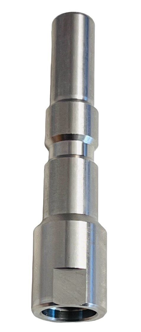M&M Smartek Hochdruckdüse 25° Edelstahl - Flachstrahldüse 280 Bar Mit Schutz (Blau)
