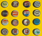16 Vintage Soda Pop Cork Bottle Caps Pepsi 7UP Coke Nesbitt's Crush Teem Hires — photo 1