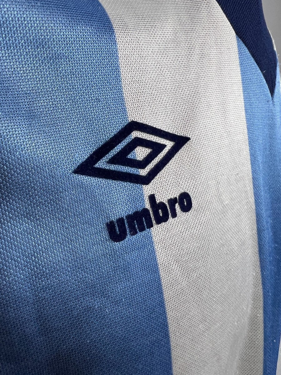 UMBRO 1980's SHIRT VINTAGE JERSEY FOOTBALL SOCCER MENS BLUE UMBRO 1980's SHIRT VINTAGE JERSEY FOOTBALL SOCCER MENS BLUE