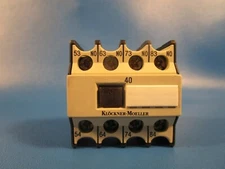 Klockner-Moeller 40 DIL, AUXILIARY CONTACT MODULE