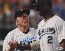 Jack McKeon Signed Florida Marlins 8x10 Photo Beckett
