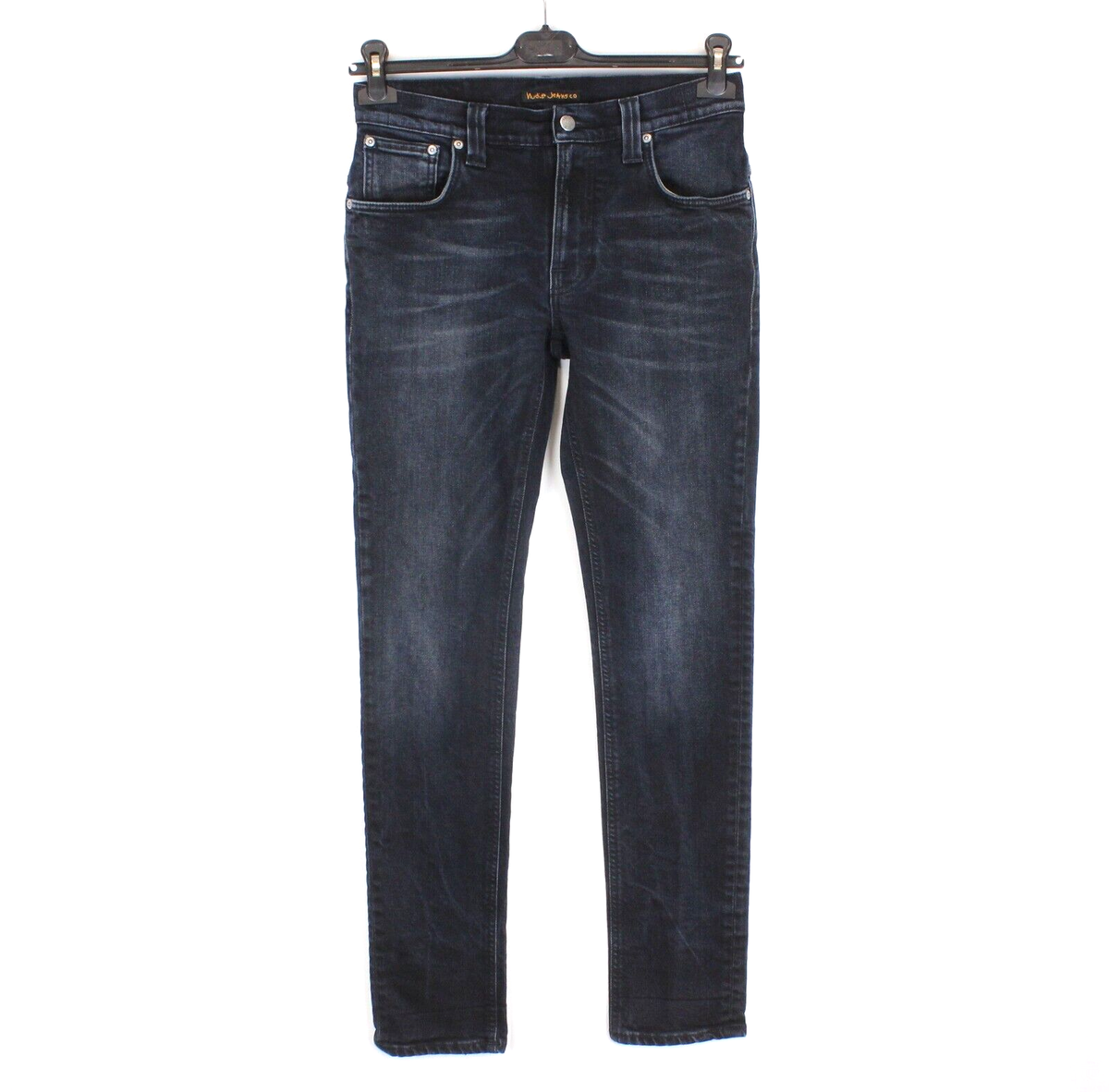 NUDIE Jeans THIN FINN MORTAL INDIGO Men Jeans Size W29 L32 Slim 