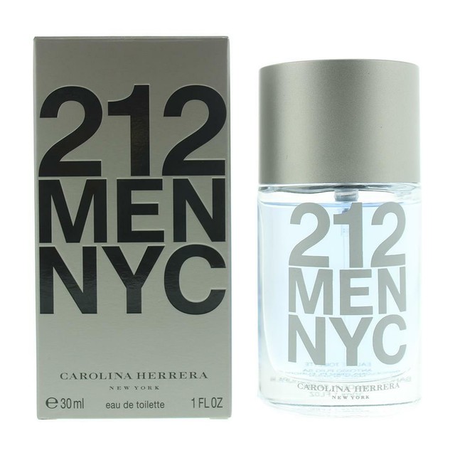 Carolina Herrera 212 Men EDT Spray 30ml Nyc For Her Eau de Toilette Spray 30ml