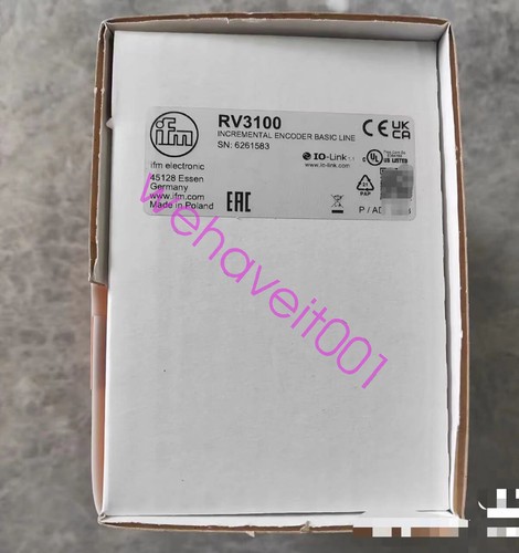 1PCS NEW IFM RV3100 Incremental Encoder Expedited Shipping#L - Picture 1 of 3