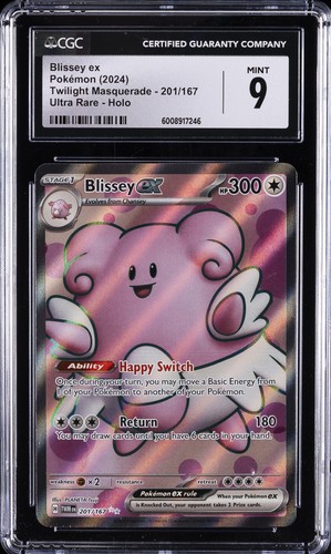 Blissey ex graded CGC 9 for sale on eBay