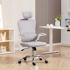 Ergonomic Mesh Office Chair with Adjustable Headrest for Home, Refurbished