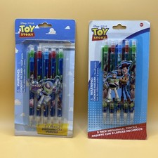 NEW DISNEY PIXAR TOY STORY 2 5 PACK MECHANICAL PENCILS SETS SEALED