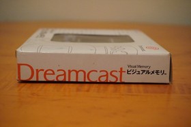 Japanese Dreamcast VMU Smoke Grey Charcoal Gray Visual Memory in Box HKT-7000