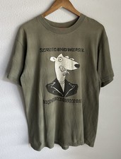 Vintage 1993 Screeching Weasel Olive Punk Band Shirt Large