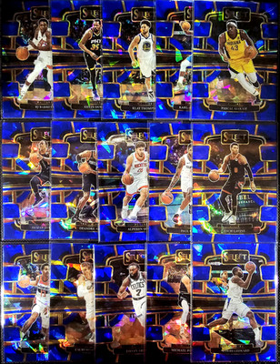 2023-24 Panini Select Basketball Blue Cracked Ice #1-400 You Pick Singles!