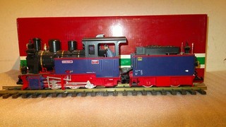 LGB Blue Digital (MZS) Tender Locomotive with Sound LGB No. 20261 Original Packaging