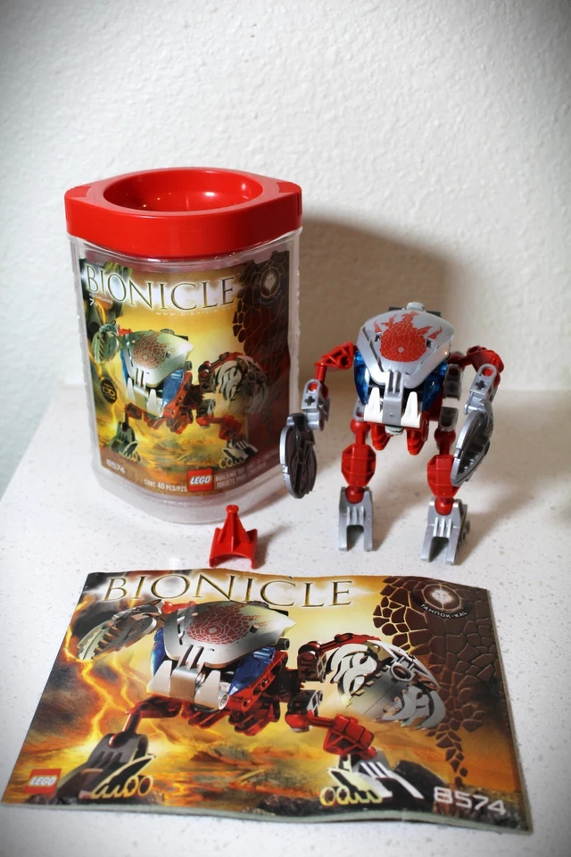 LEGO Bionicle Bohrok-Kal Lot 8573–8578 w/ Canisters & Krana – Read Desc - Image 4 of 4