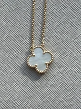 Van Cleef & Arpels Vintage Alhambra Necklace  Mother of Pearl