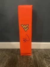 PAT MCAFEE SIGNED WVU MOUNTAINEERS TOUCHDOWN PYLON PSA/DNA COA WEST VIRGINIA