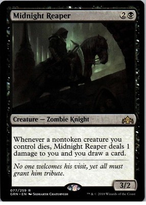 Midnight Reaper - R - Guilds of Ravnica - 77 - NM - Normal